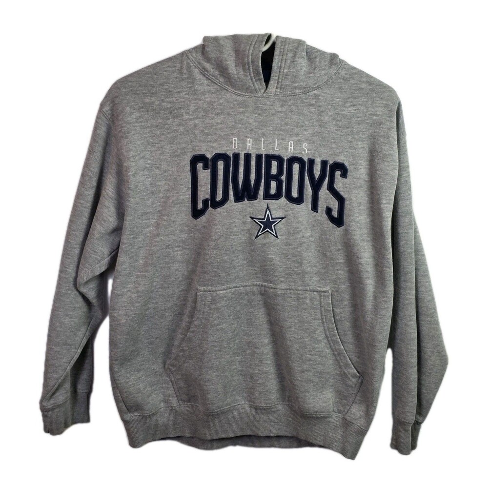 Dallas Cowboys Youth (20) Heather Gray Hoodie